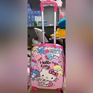 Hello Kitty Pink Rolling Suitcase